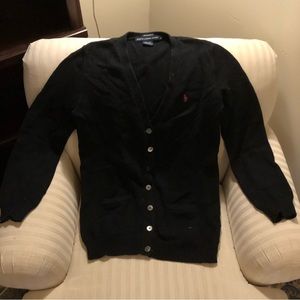 Ralph Lauren Sport Boyfriend Fit Black Sweater - M